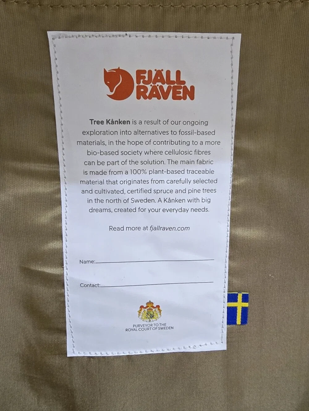 Fjallraven Tree-Kånken Backpack Grayish Green School Outdoor